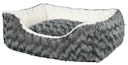 TRIXIE Kuschelbett Kaline 50 x 40 Centimeter grau/creme Katzenliegeplatz