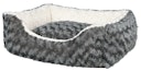 TRIXIE Kuschelbett Kaline 50 x 40 Centimeter grau/creme Katzenliegeplatz