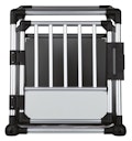 Vorschaubild TRIXIE Transportbox Aluminium silber/hellgrau Transportbox