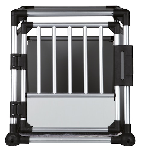 TRIXIE Transportbox Aluminium silber/hellgrau Transportbox