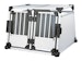TRIXIE Transportbox doppelt Aluminium M-L 93x88x64cmBild