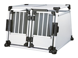 TRIXIE Transportbox doppelt Aluminium M-L 93x88x64cm