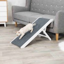 TRIXIE Hunde-Rampe höhenverstellbar 36x90cm weiß