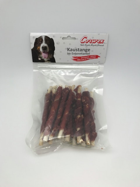 Corwex Kaustange im Entenmantel HundesnackVorschaubild
