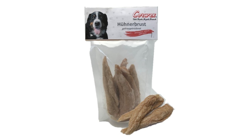 Corwex gefriergetrocknet 50 Gramm HundesnackVorschaubild