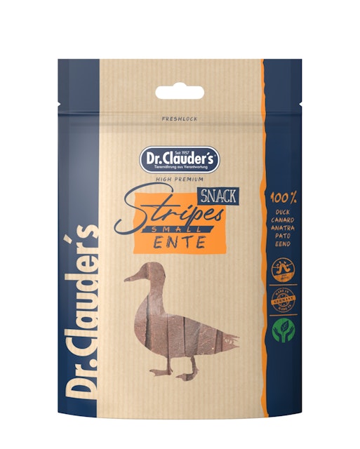 Dr Clauder´s Stripes S 80 Gramm Hundesnack EntenfleischVorschaubild