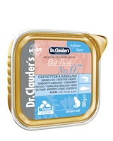 Dr. Clauder's Premium Crevetten & Kabeljau in Soße 100g Schale Katzennassfutter