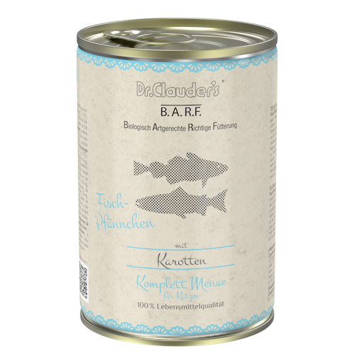 Dr.Clauder's B.A.R.F. Komplett Menue Fisch-Pfännchen Bild