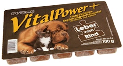 Petman VitalPower+ Leber Spezialfutter / Frostfutter für Hunde und Katzen