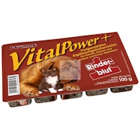 Petman VitalPower+ Rinderblut Spezialfutter / Frostfutter für Hunde und Katzen
