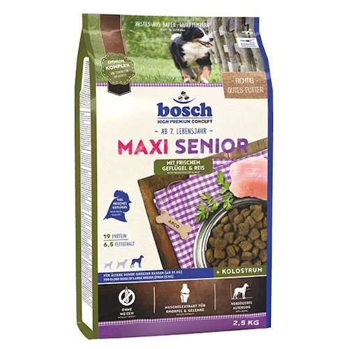 bosch Maxi Senior Geflügel & Reis Hundetrockenfutter