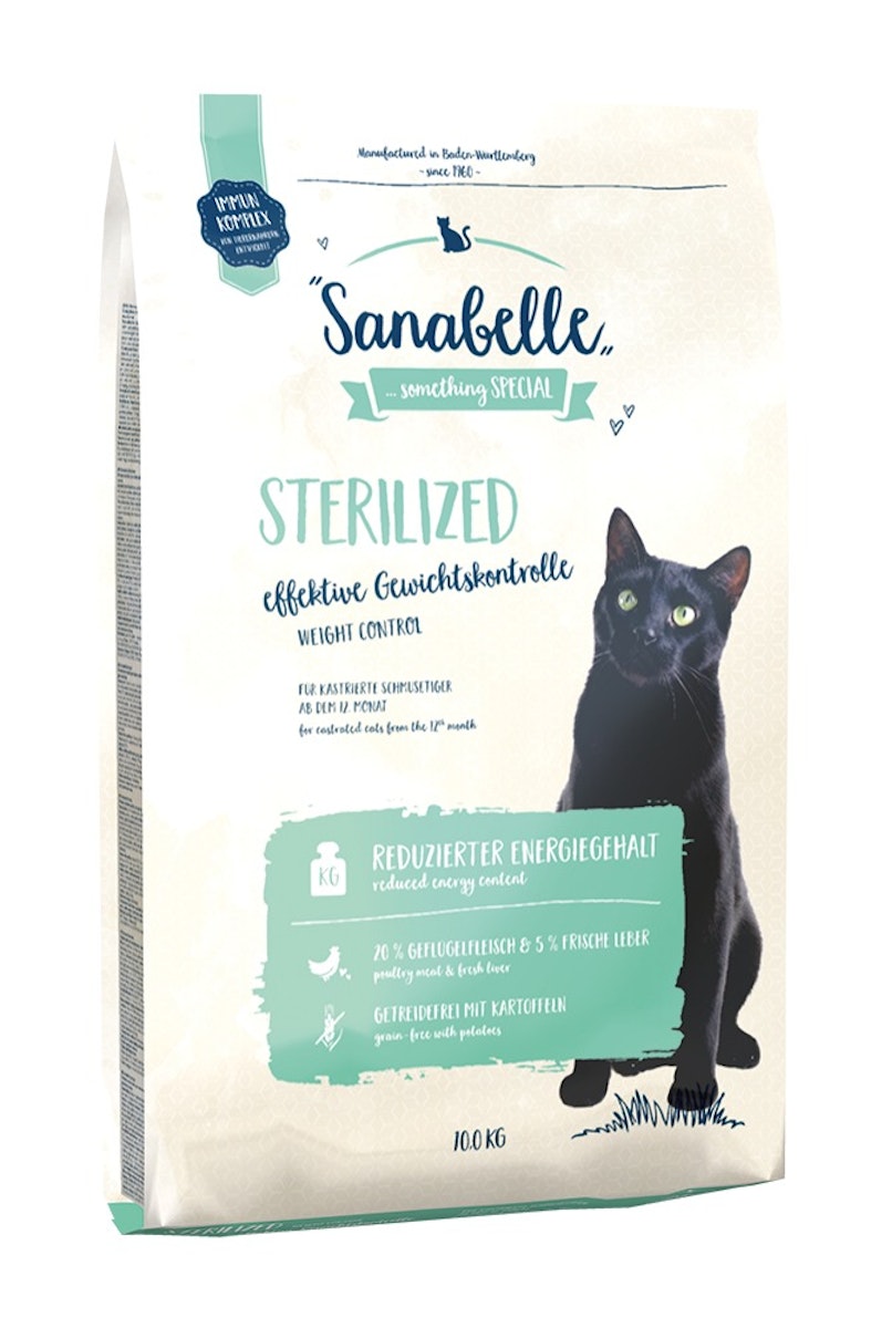 Sanabelle Sterilized Katzentrockenfutter Sparpaket 2 x 10 Kilogramm