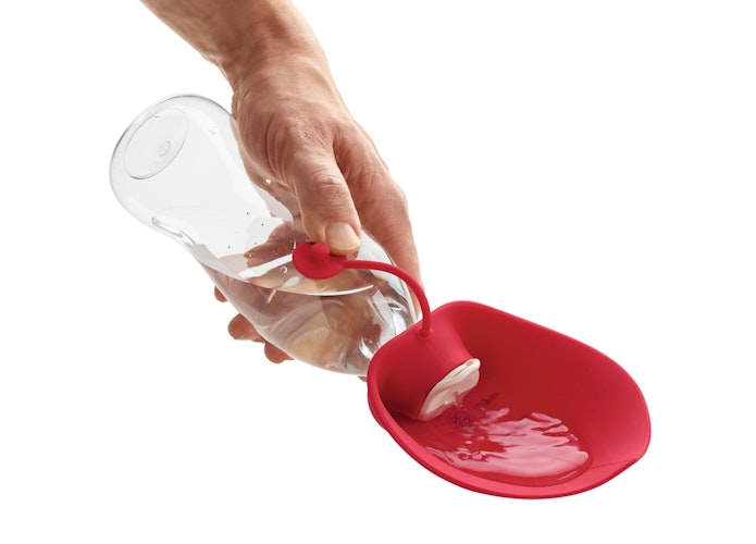 HUNTER Outdoor Trinkflasche mit Silikonnapf List 550 Milliliter Hundenapf