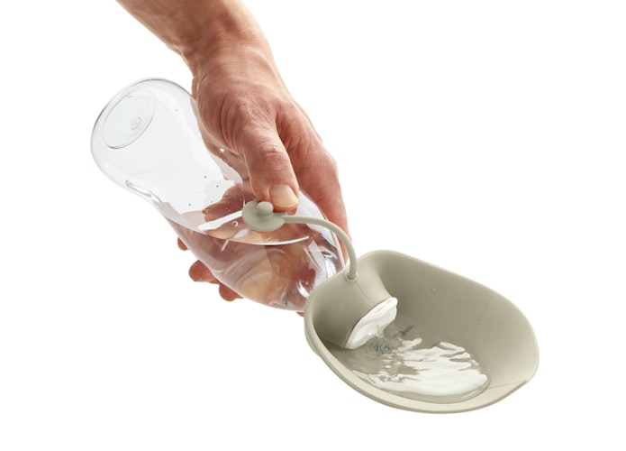 HUNTER Outdoor Trinkflasche mit Silikonnapf List 550 Milliliter Hundenapf