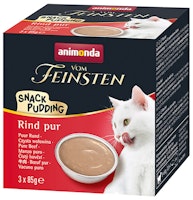 animonda Vom Feinsten Adult Snack Pudding 3 x 85 Gramm Katzensnacks