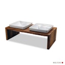 Vorschaubild Wolters Meshidai True Doppelnapf - Teak