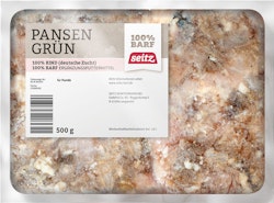 Seitz Pansen grün gewolft Spezialfutter / Frostfutter für Hunde