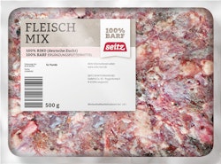 Seitz Fleisch-Mix gewolft Spezialfutter / Frostfutter für Hunde