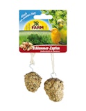 JR FARM Birds Schlemmer-Zapfen Wellensittich & Kanarien (2 Stück) 120g VogelsnackZubehörbild