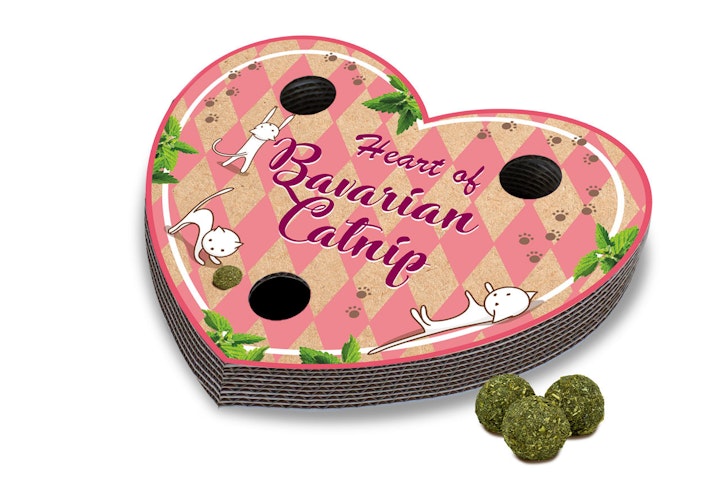 JR FARM Heart of Bavarian Catnip Kratzbrett
