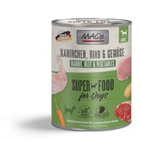 Macs Hund Kaninchen, Rind und Gemüse 800g