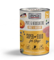 Macs Hund Pute und Heidelbeere 400g