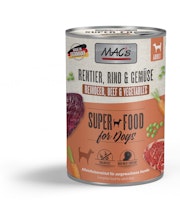 Macs Hund Rentier, Rind und Gemüse 400g