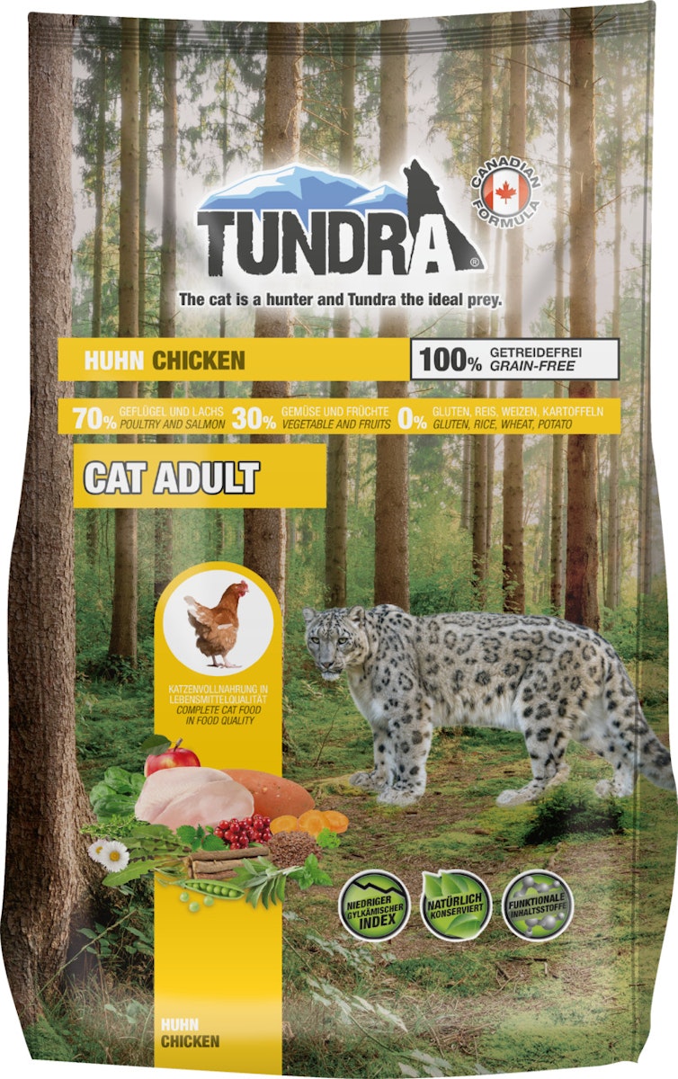 TUNDRA Cat Huhn Katzentrockenfutter Sparpaket 2 x 1,45 Kilogramm