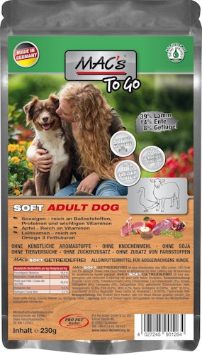 Macs Hund Soft To-Go Lamm 230g Bild