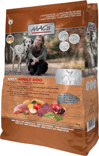 Macs Hund Soft Pute und Hirsch 1,5kg Bild