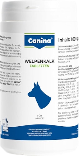 Canina Welpenkalk Tabletten 350g