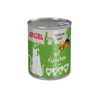 Amora Cat Fleisch Pur mit Kaninchen 6x200g