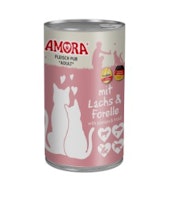 Amora Cat Fleisch Pur mit Lachs & Forelle 6x400g