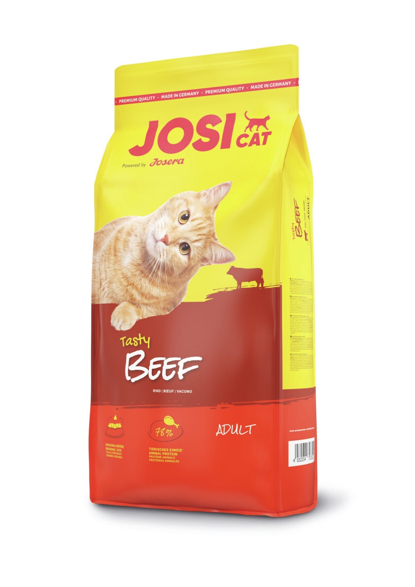 Josera JosiCat Tasty Beef Katzentrockenfutter Sparpaket 2 x 10 Kilogramm