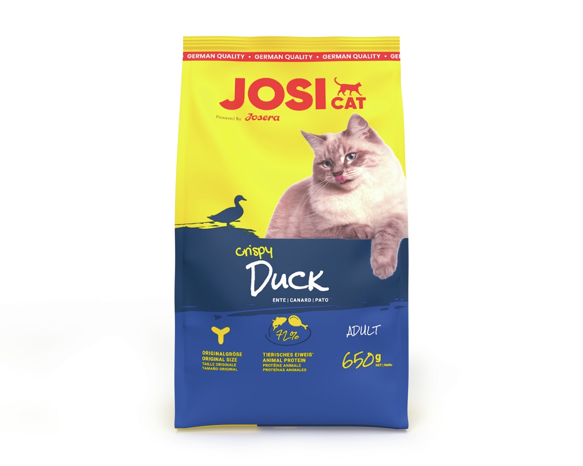 Josera JosiCat Crispy Duck Katzentrockenfutter Sparpaket 2 x 10 Kilogramm