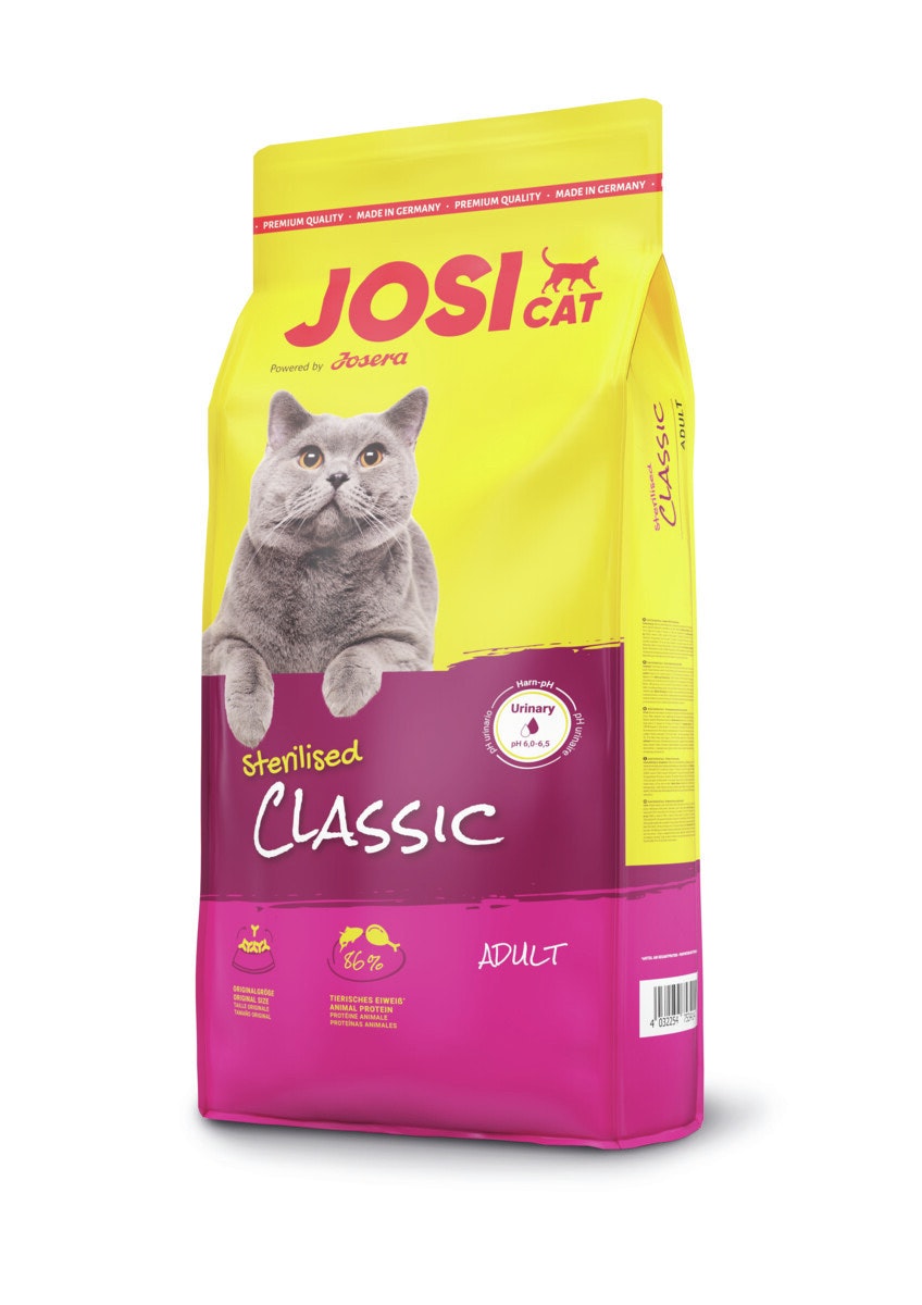 Josera JosiCat Sterilised Classic Katzentrockenfutter Sparpaket 2 x 10kg