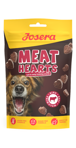 Josera Hund 70g Meat Hearts Beef Bild