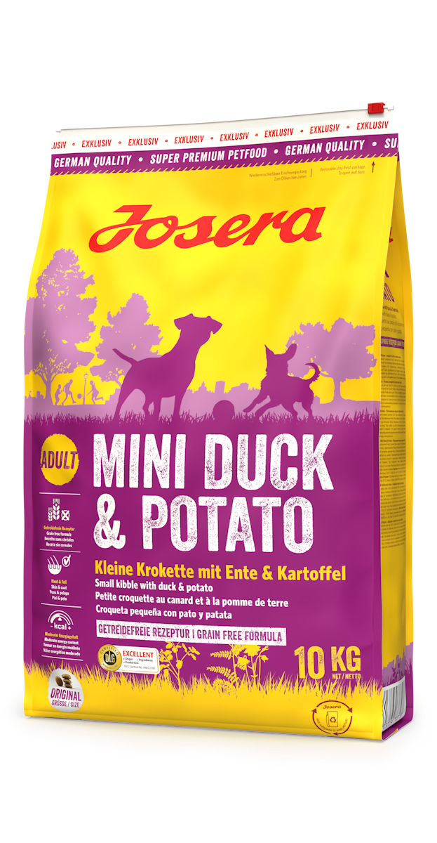 Josera Hund 10kg Mini Duck & Potato – EXKLUSIV