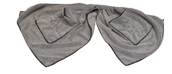 NOBBY Mikrofaser Handtuch grau 100 x 50 cm