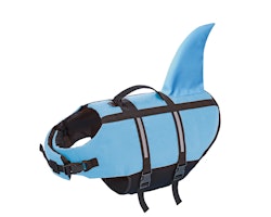 NOBBY Hunde Schwimmhilfe "Sharki" hellblau Größe: XS, 25 cm