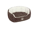 Nobby Komfortbett NEIKU 86 x 70 x 24cm braun/weiß