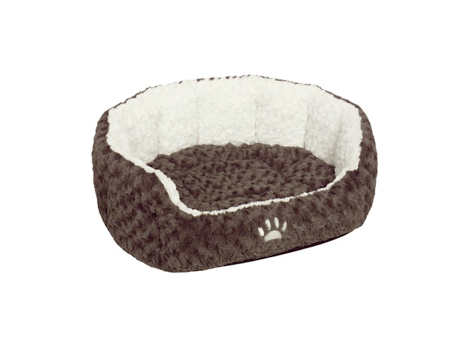 Nobby Komfortbett NEIKU 86 x 70 x 24cm braun/weiß