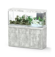 Aquatlantis Sublime 420 Steinoptik Kombi 40 mm 150x50cm Aquarium mit Unterschrank