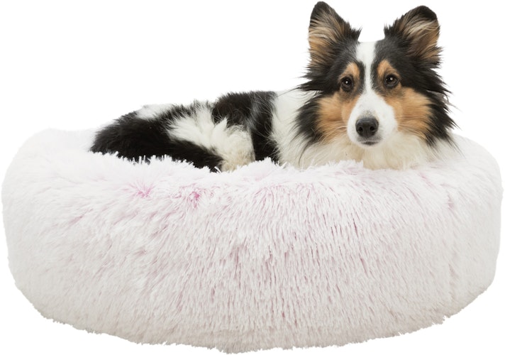 TRIXIE Bett Harvey Ø 50 Centimeter weiß/pink Hunde- und Katzenliegeplatz