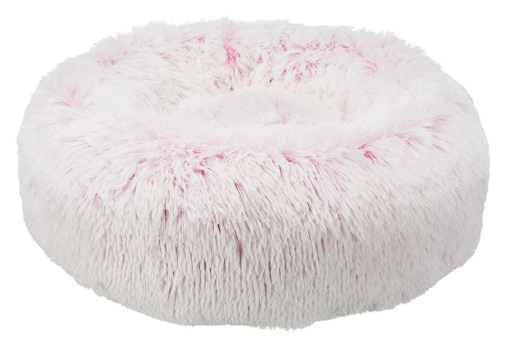TRIXIE Bett Harvey Ø 50 Centimeter weiß/pink Hunde- und Katzenliegeplatz