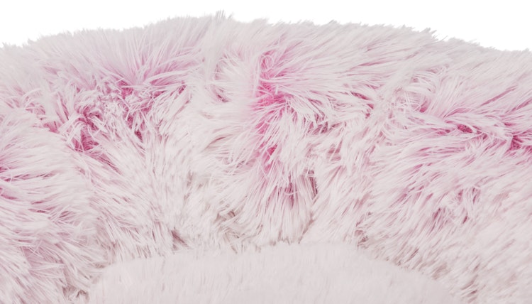 TRIXIE Bett Harvey Ø 50 Centimeter weiß/pink Hunde- und Katzenliegeplatz