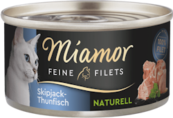 Miamor Feine Filets Naturelle Skipjack & Thunfisch