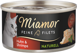 Miamor Feine Filets Naturelle Huhn&Shrimps