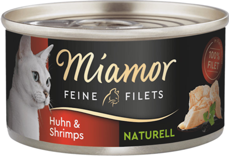 Miamor Feine Filets Naturelle Huhn&Shrimps