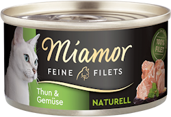 Miamor Feine Filets Naturell Thunfisch&Gemüse